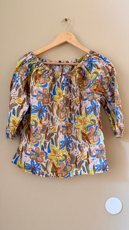 Hester & Orchard Tops - Hester & Orchard Linen Blend Top Size Small